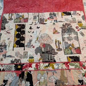 Artistic Pink and Multicolor Quilt